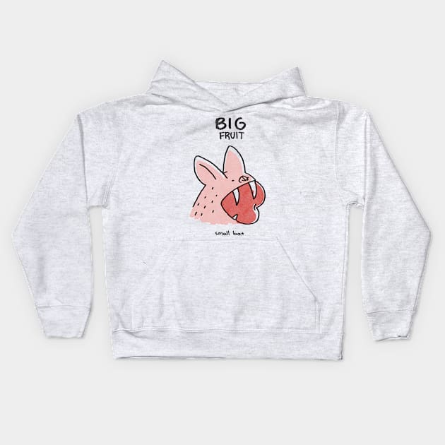 Big Fruit Small bat Kids Hoodie by KO-of-the-self